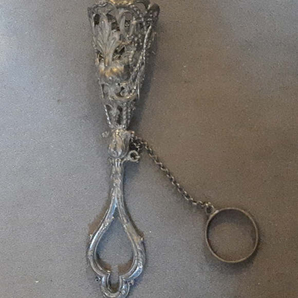 Antique 1844 silver plated England Posey - Picture 1 of 3